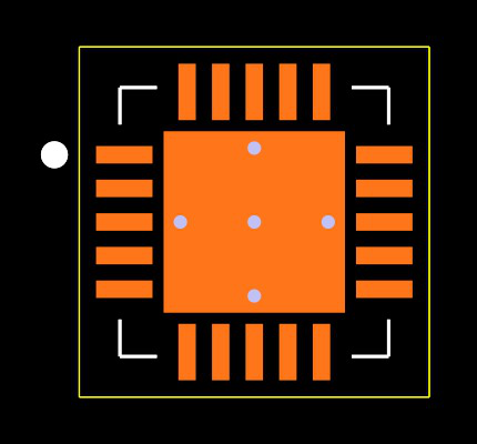 DRV2667RGPT Footprint