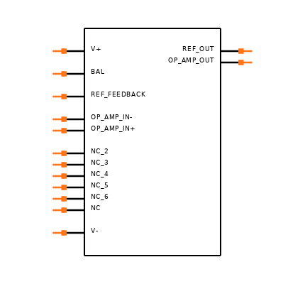 LM10CWM/NOPB Symbol