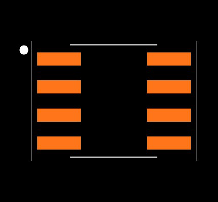 LM358M/NOPB Footprint