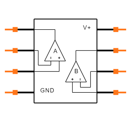 LM358N/NOPB Symbol