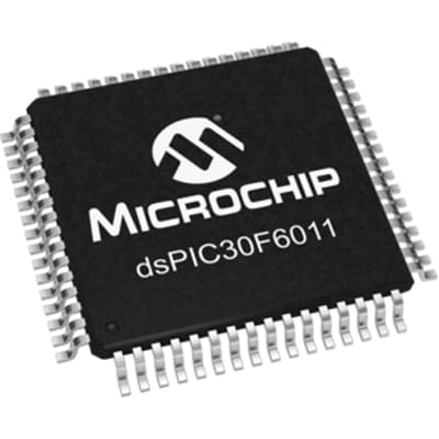 16-bit PICs DSPIC30F6011-20I/PF by Microchip
