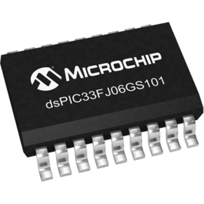16-bit PICs DSPIC33FJ06GS101-E/SO by Microchip