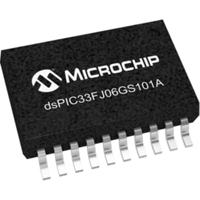 16-bit PICs DSPIC33FJ06GS101AT-I/SS by Microchip