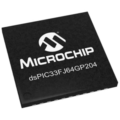 16-bit PICs DSPIC33FJ64GP204-I/ML by Microchip