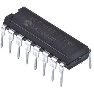 ICs MCP3008-I/P by Microchip