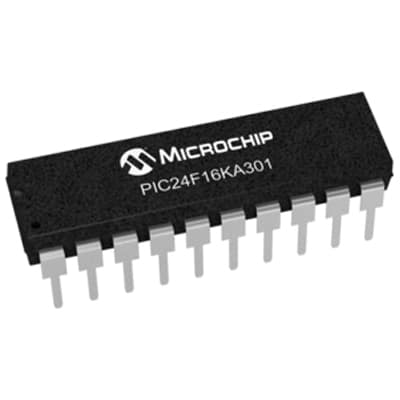 16-bit PICs PIC24F16KA301-I/P by Microchip