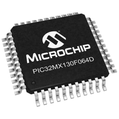 32-bit PICs PIC32MX130F064D-V/PT by Microchip