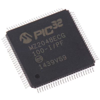 32-bit PICs PIC32MZ2048ECG100-I/PF by Microchip