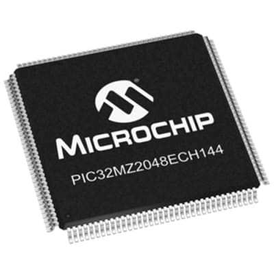 32-bit PICs PIC32MZ2048ECH144-I/PH by Microchip