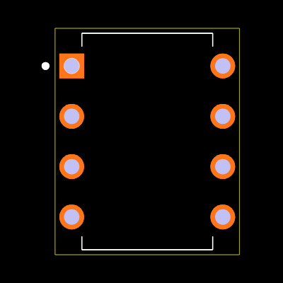 TDA2822M Footprint